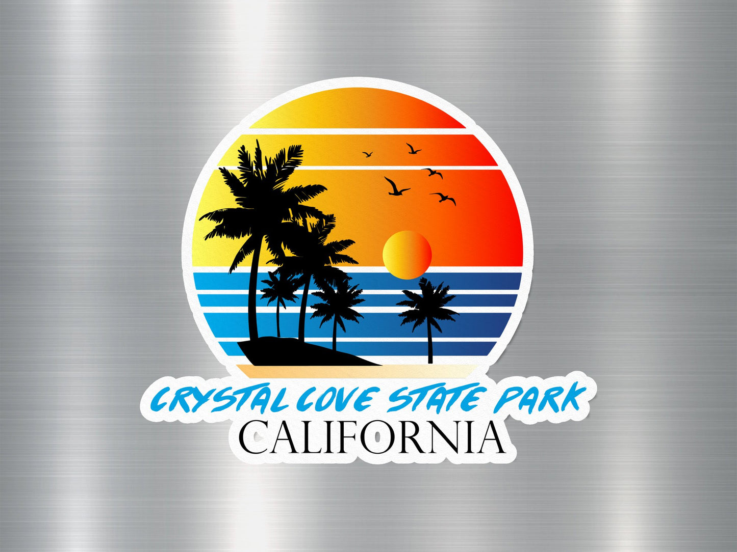 Crystal Love State Park California Sunset Sticker