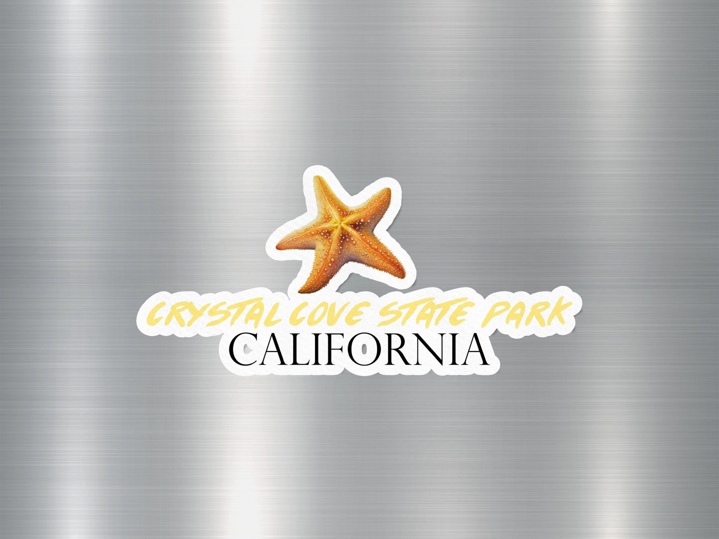 Crystal Love State Park California Starfish Sticker