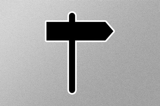 Directional Arrow Street Sign Sticker