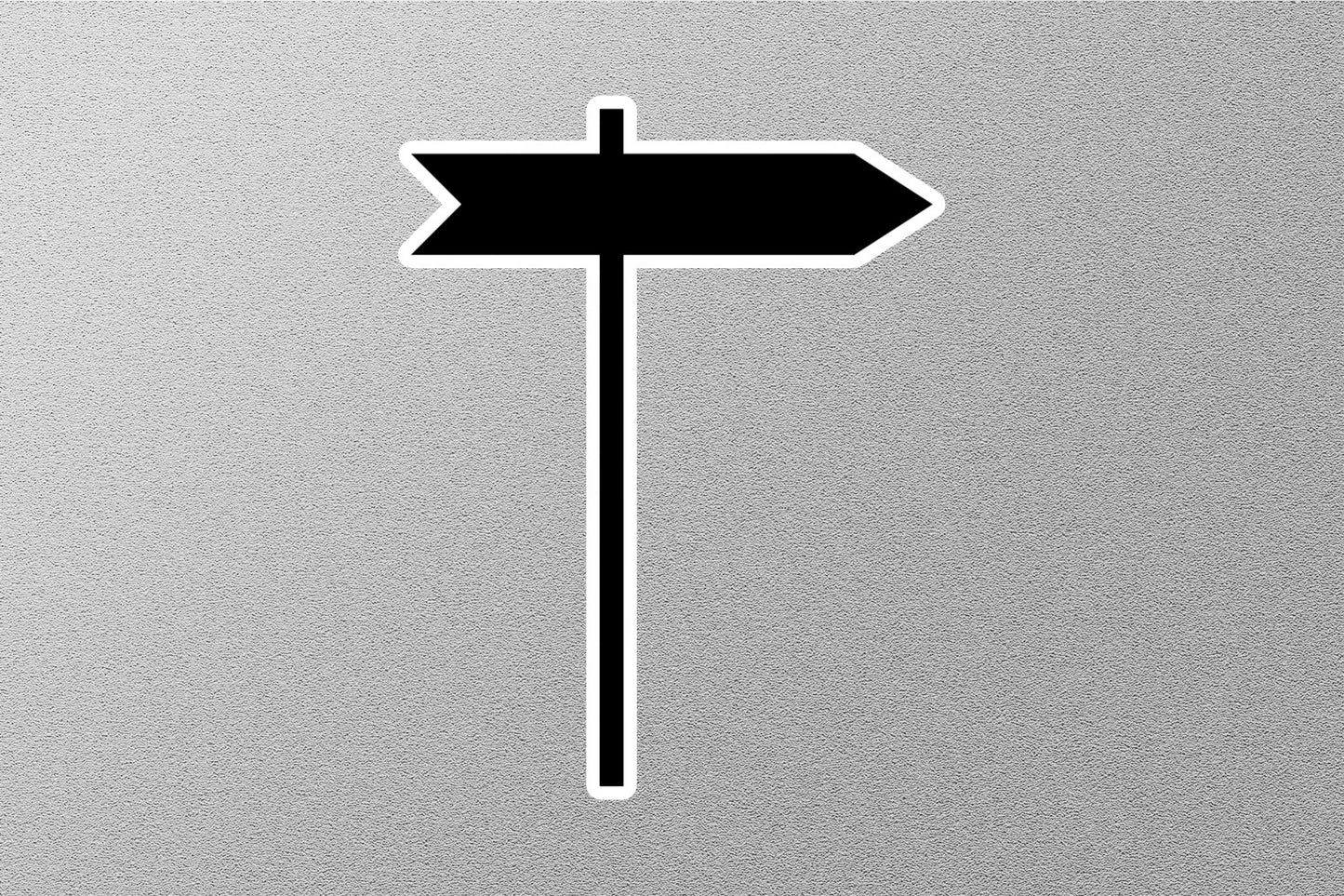 Directional Arrow Street Sign Sticker