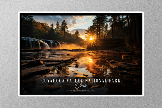 Cuyahoga Sunrise Valley National Park Sticker