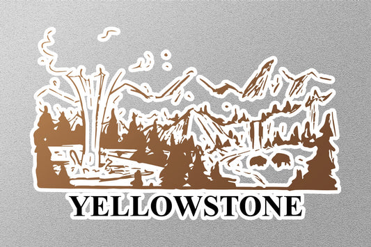 Yellowstone National Park Sticker