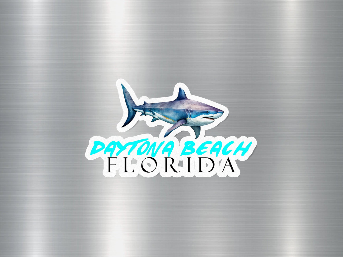 Daytona Beach Florida Shark Sticker