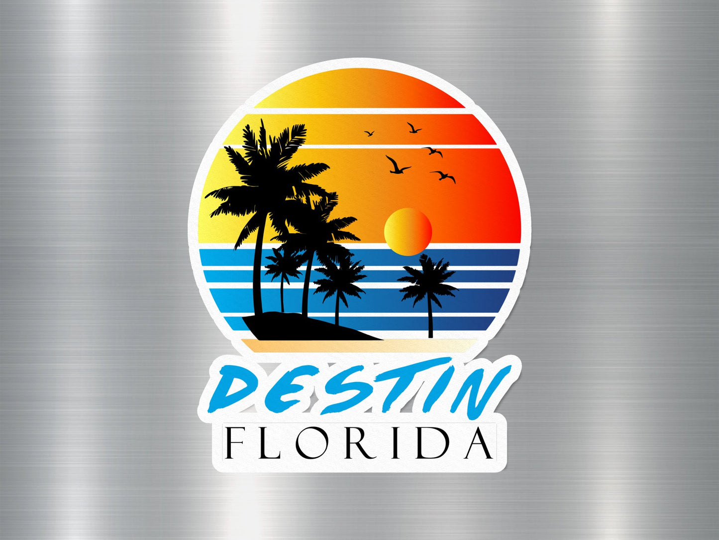 Destin Florida Sunset Sticker