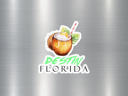 Wholesale Destin Florida Coconut Sticker