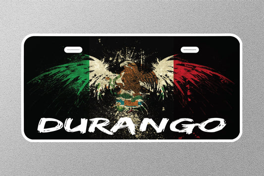 DURANGO Mexico Licence Plate Sticker