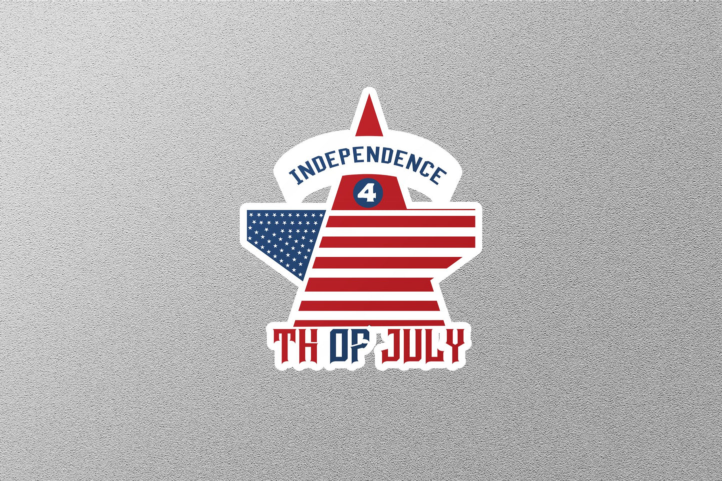 Happy Independence Day 4th of July USA Sticker