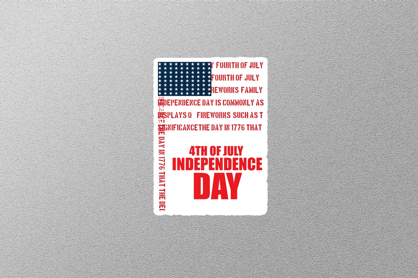 4th of July Independence Day Sticker