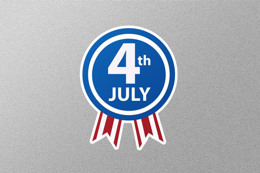 4th July American Independence Day Sticker