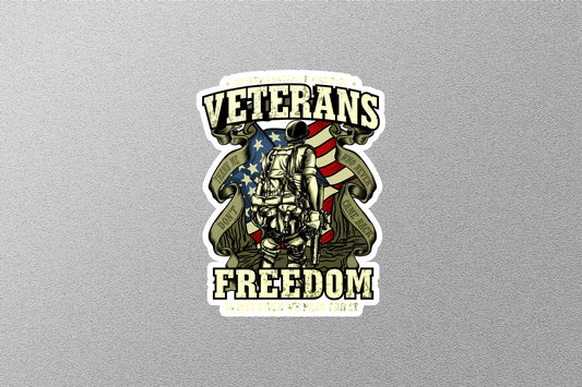 Veteran Freedom USA Sticker