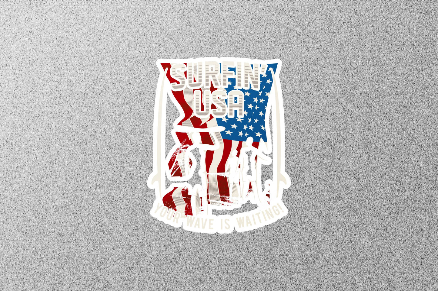 Surf-in USA Sticker