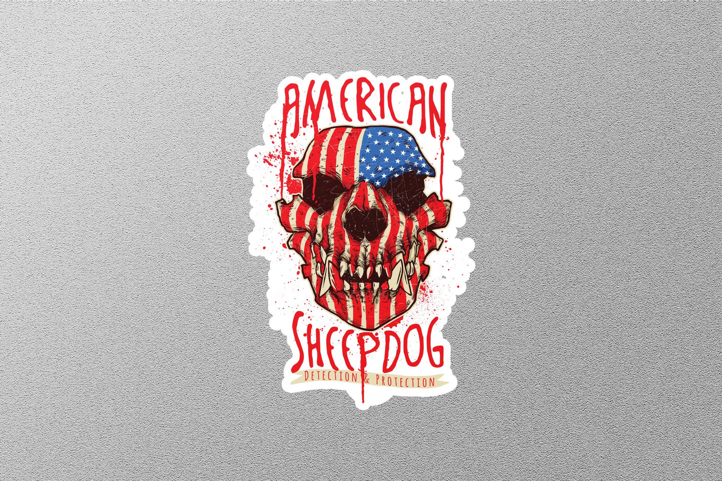 American Sheep Dog Sticker