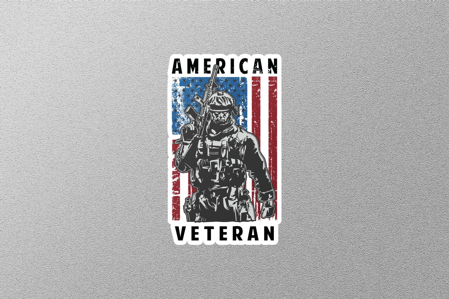 American Veteran Sticker