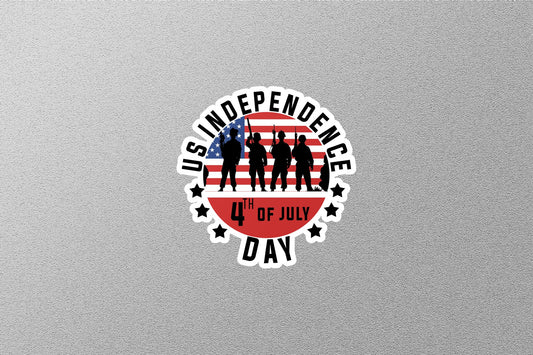US Independence Day 4th July Sticker