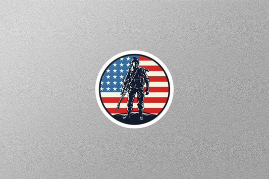 American Solider Sticker