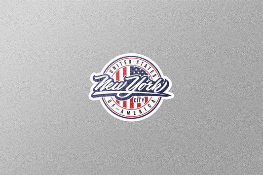New York USA Sticker