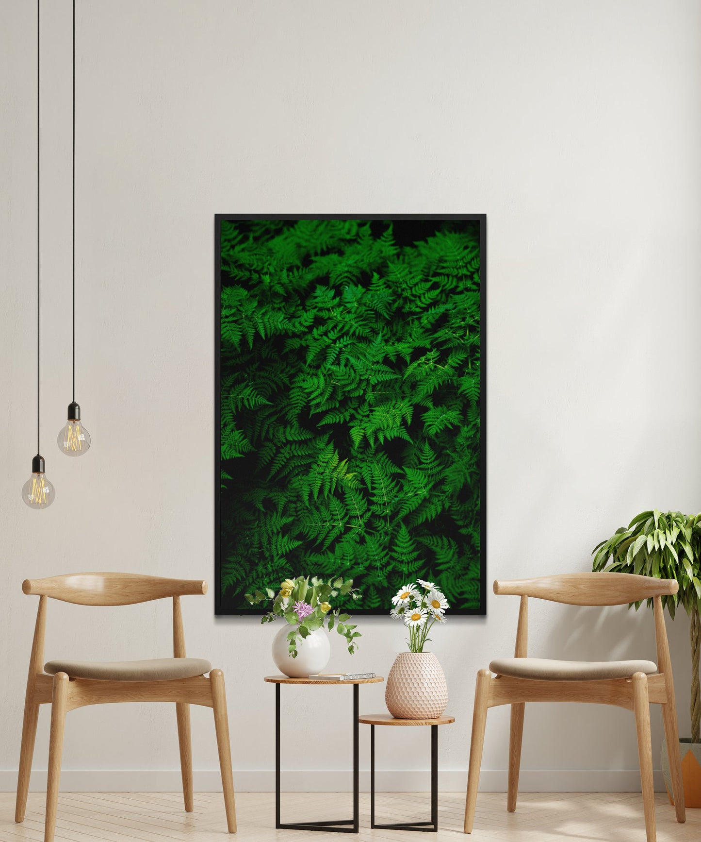 Deep Forest Ferns Poster - Matte Paper