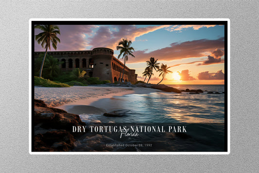 Dry Tortugas Sunrise National Park Sticker