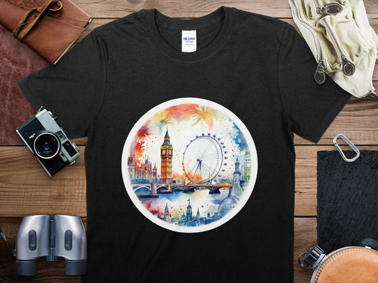 London Eye Travel T-Shirt, London Eye Shirt