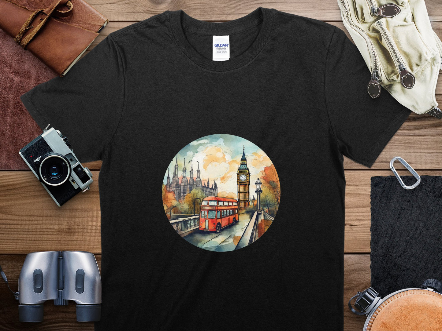 London Logo Travel T-Shirt, London Logo Shirt