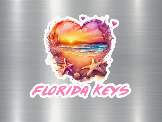 Wholesale Florida Keys Heart Sticker
