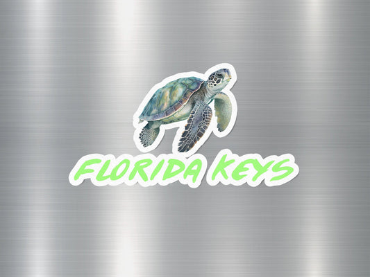 Florida Keys Turtle Sticker