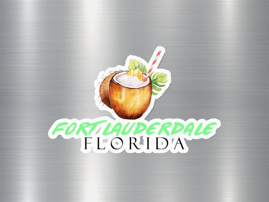 Wholesale Fort Lauderdale Florida Coconut Sticker
