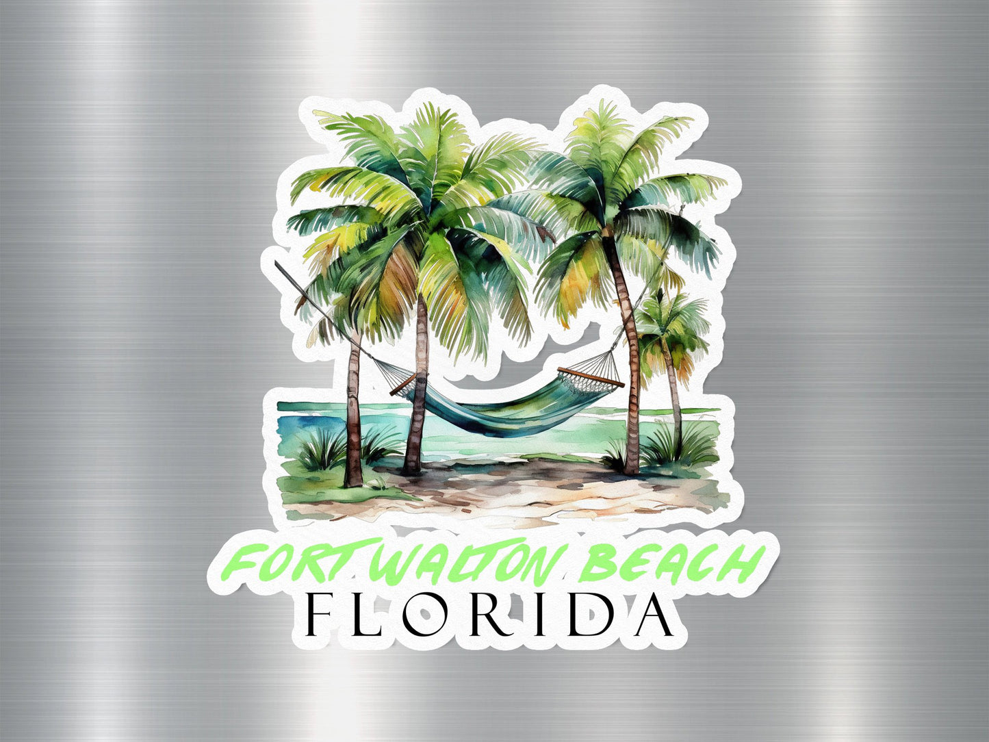 Fort Walton Beach Florida Hammock Sticker