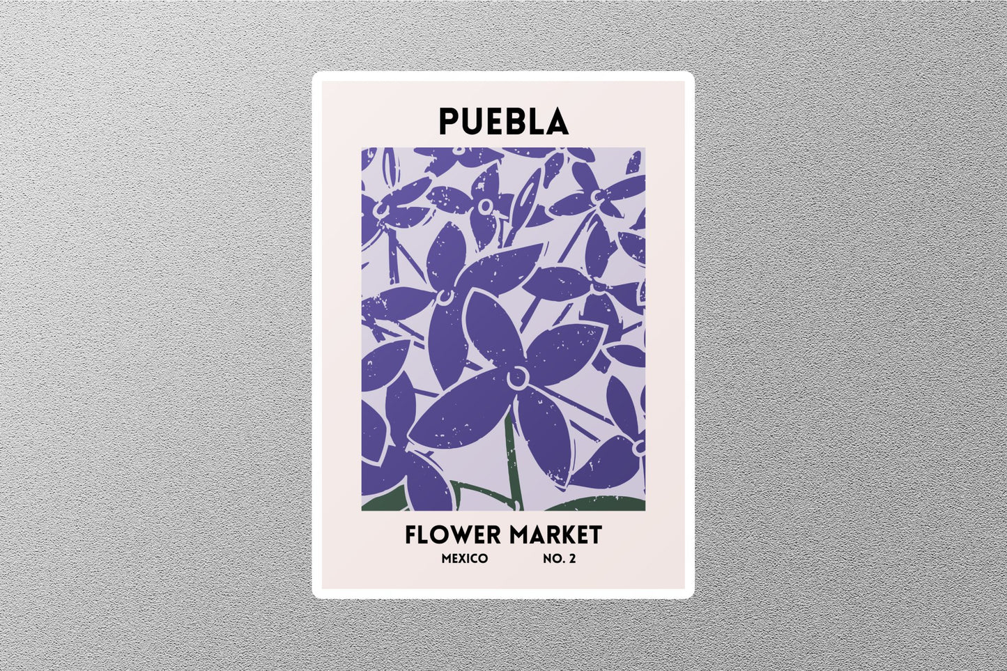 Vintage Puebla Flower Market Stickers