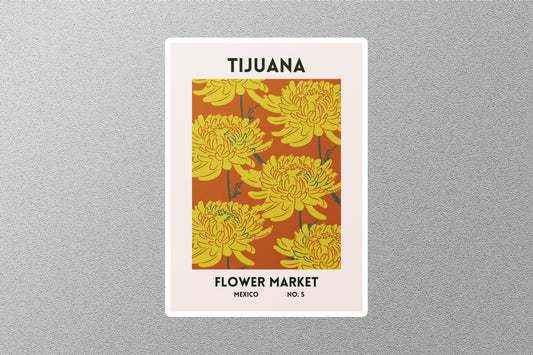 Vintage Tijuana Flower Market Stickers
