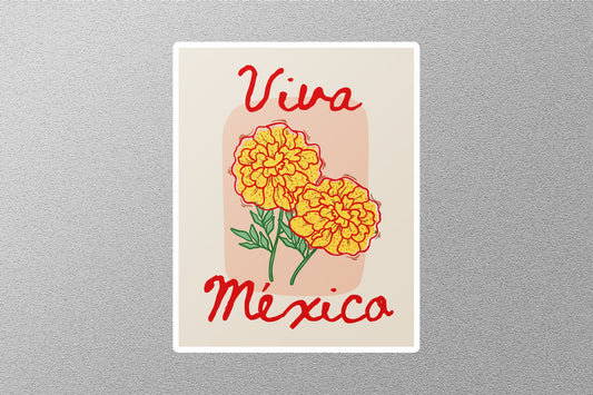 Vintage Viva Mexico Travel Stickers