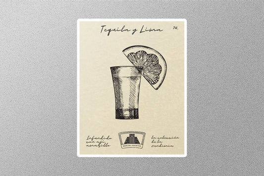 Vintage Tequila Lima Stickers
