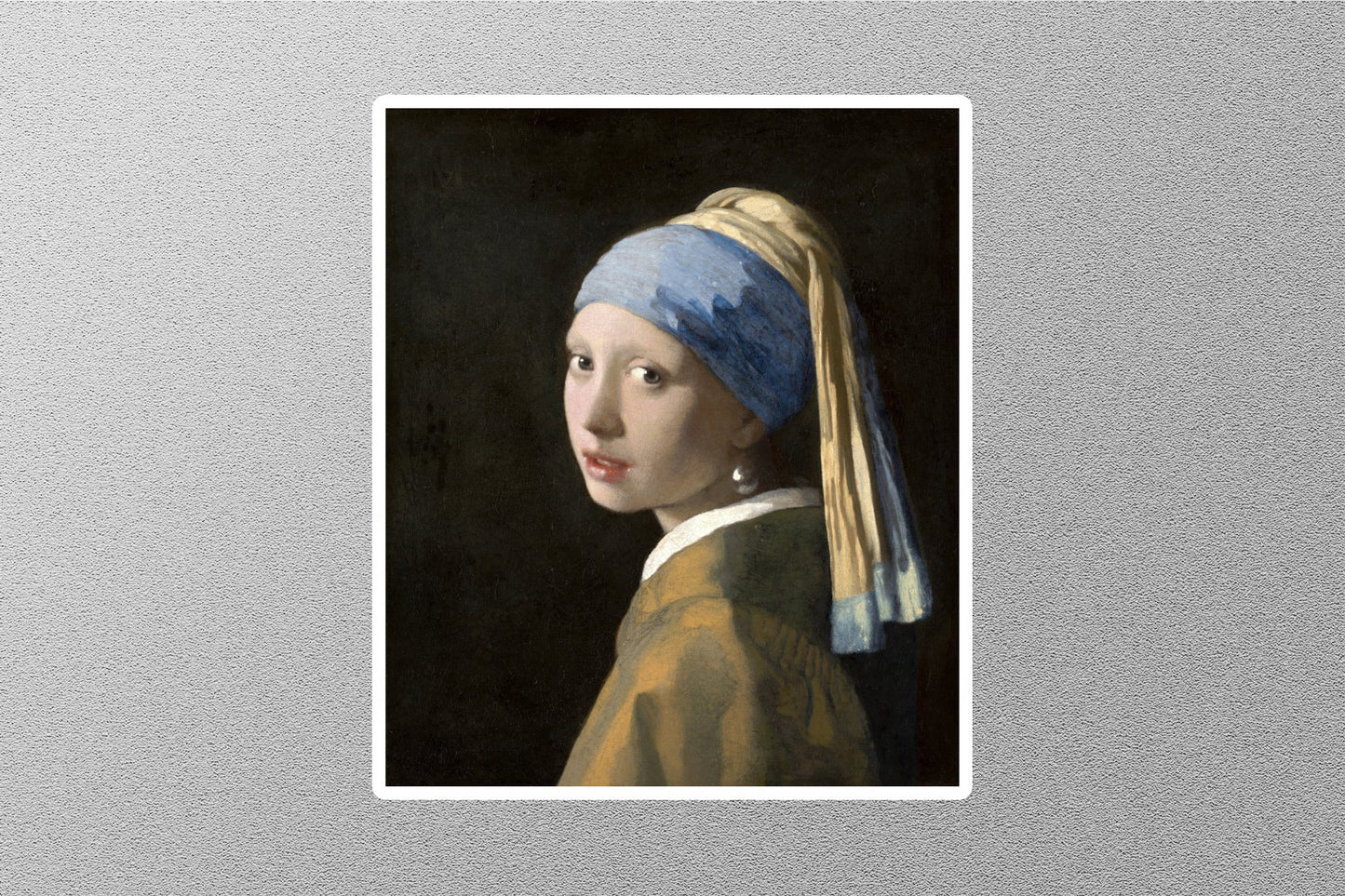Vermeer Girl Art Sticker