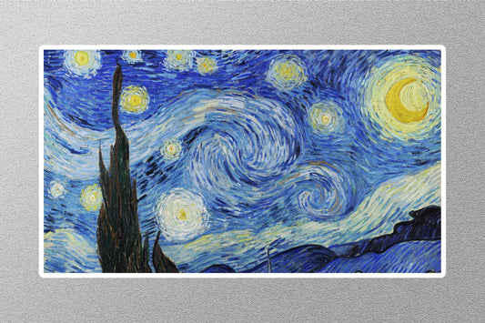 Starry Night Van Gogh Art Sticker