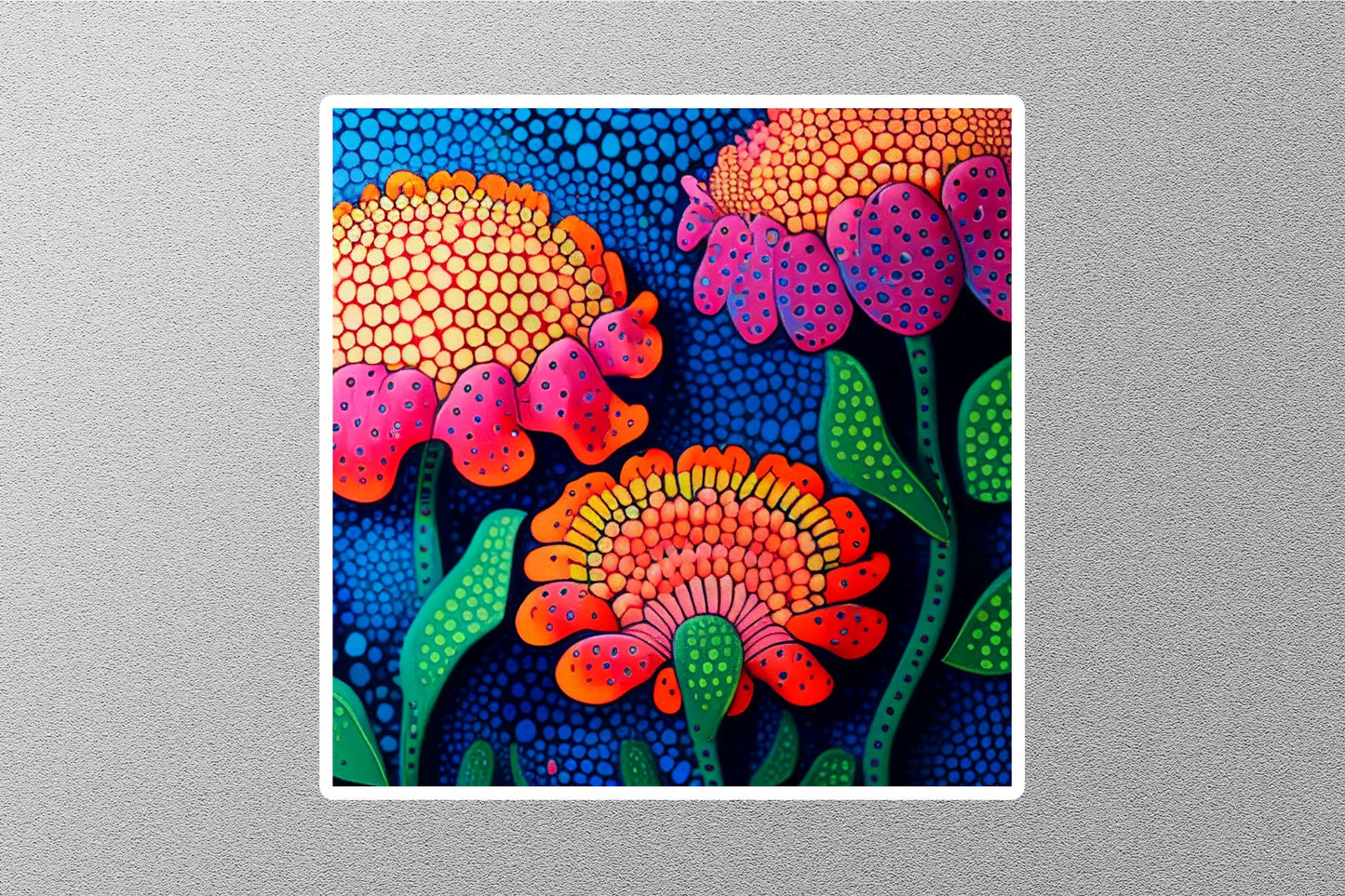 Flowers Art Sticker