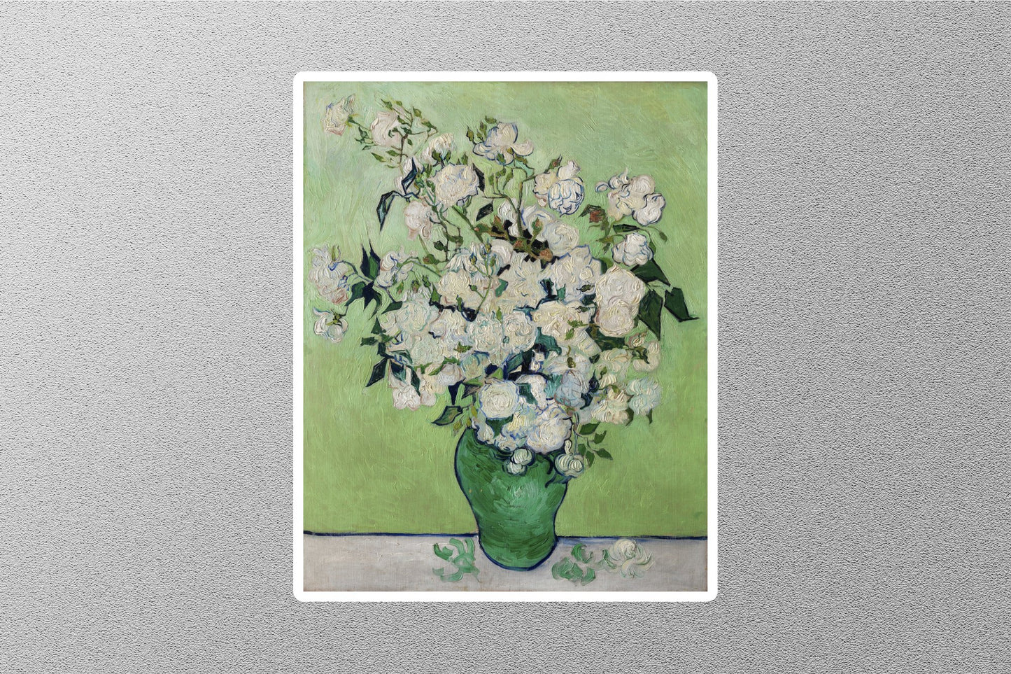 Bouquet of Flowers in a Vase Art Sticker