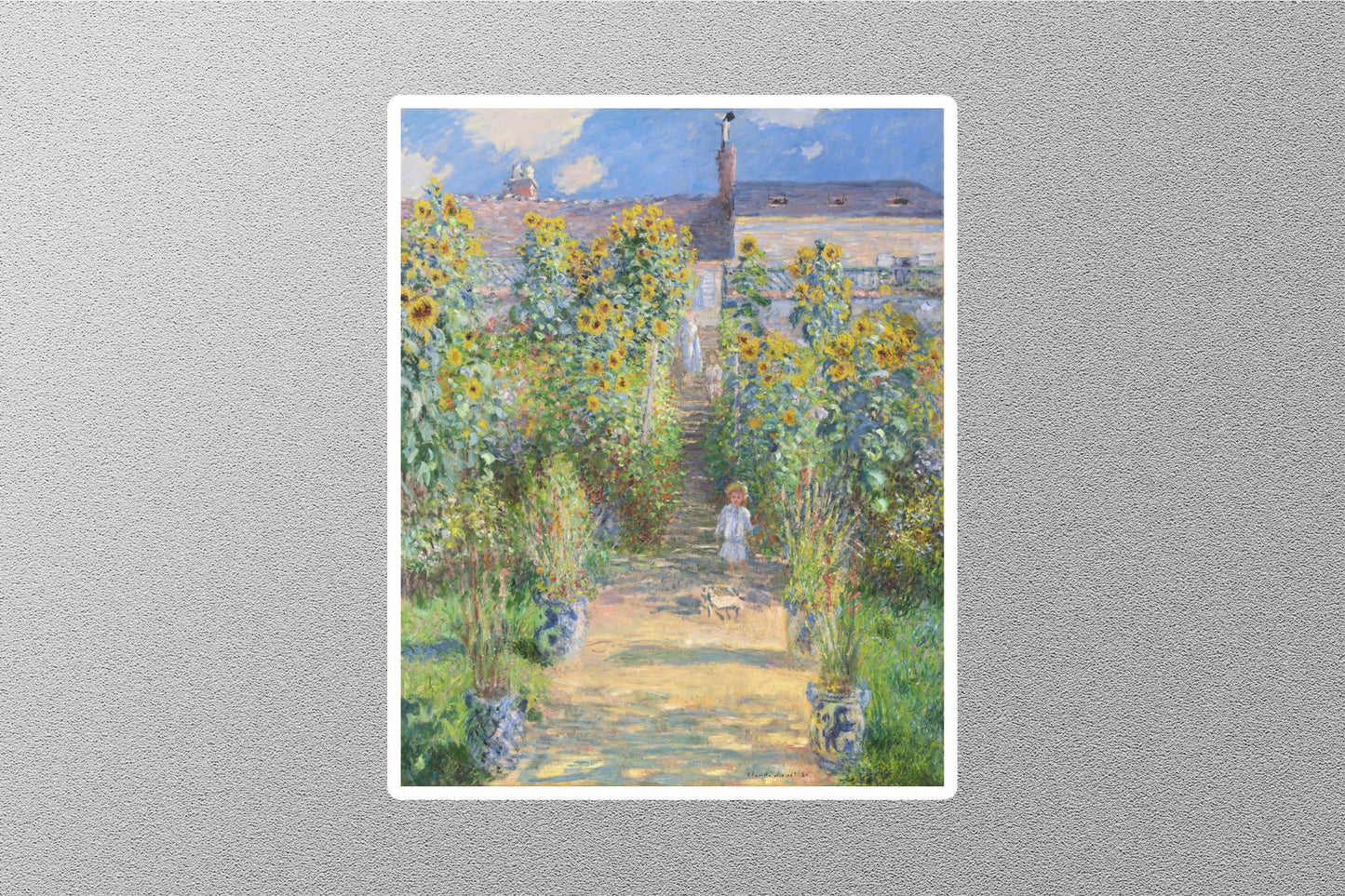 Sun Flower Garden Art Sticker