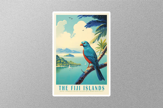 Wholesale Vintage Fiji Travel Sticker