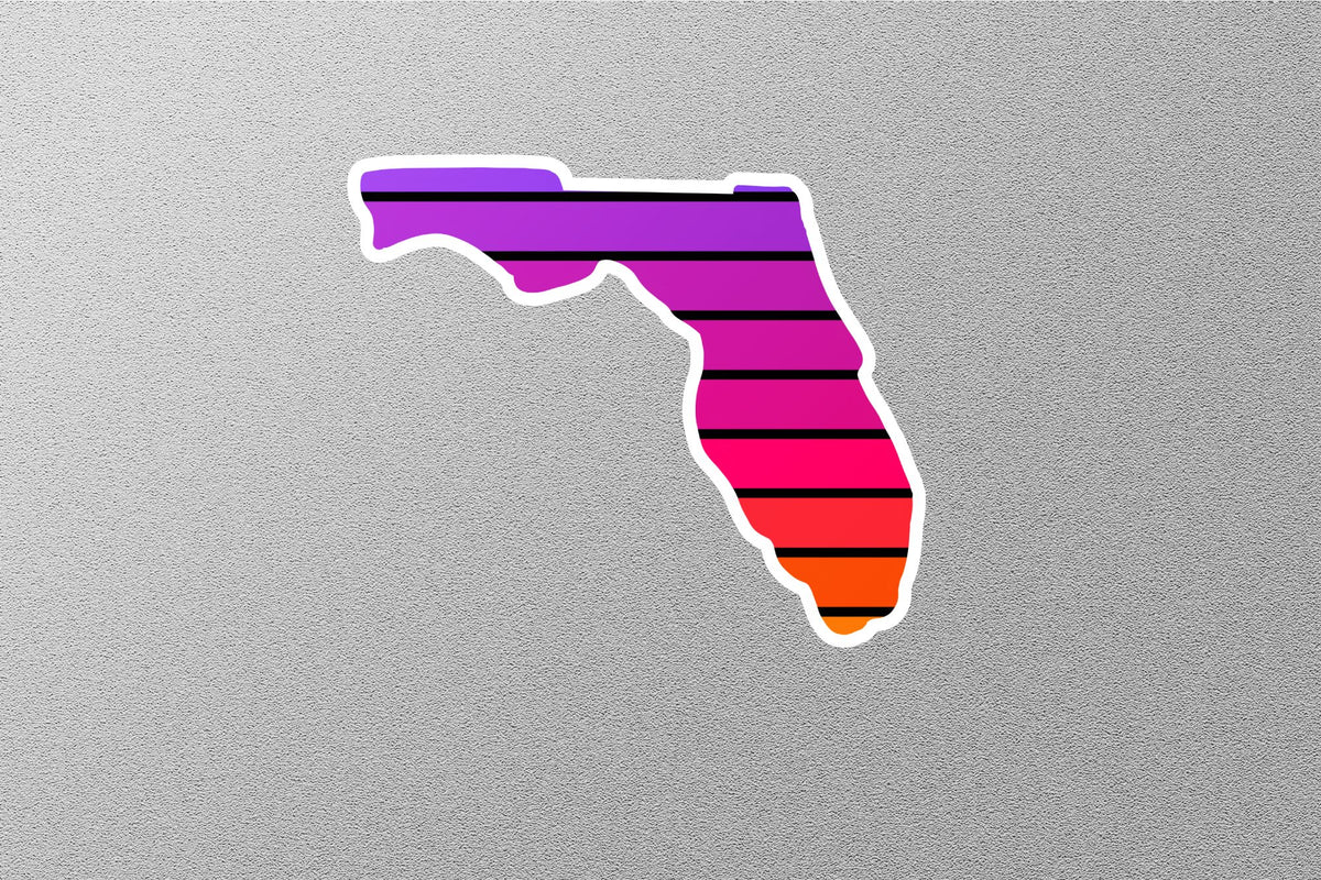 Florida Language Sticker Florida State Sticker – GraffMerch.com