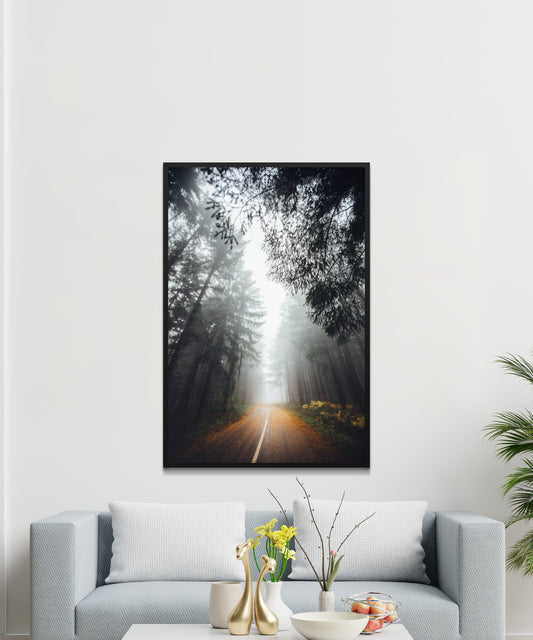 Forest Path Poster - Matte Paper