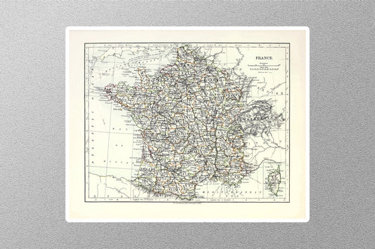 France Map Sticker