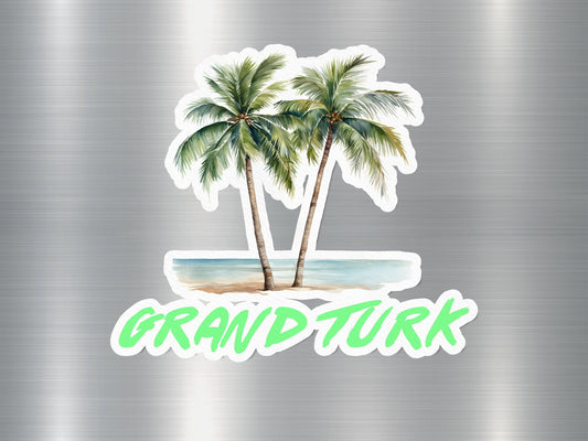 Wholesale Grand Turk Florida Palm Tree Sticker