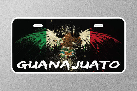 GUANAJAUTO Mexico Licence Plate Sticker