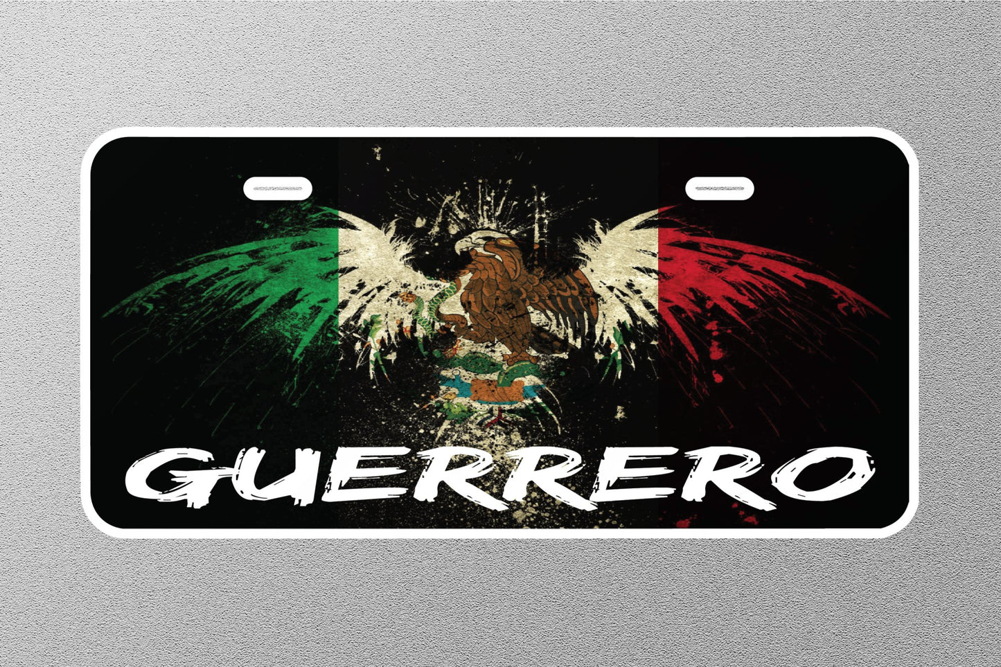 GUERRERO Mexico Licence Plate Sticker