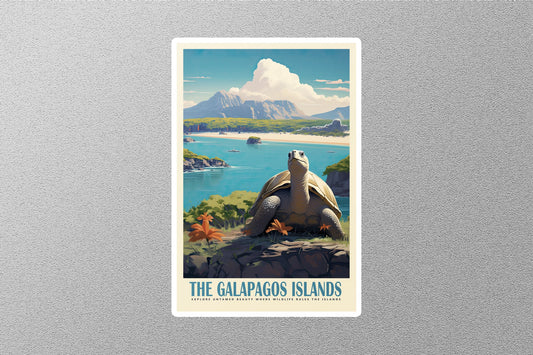 Wholesale Vintage Galapagos Island Travel Sticker