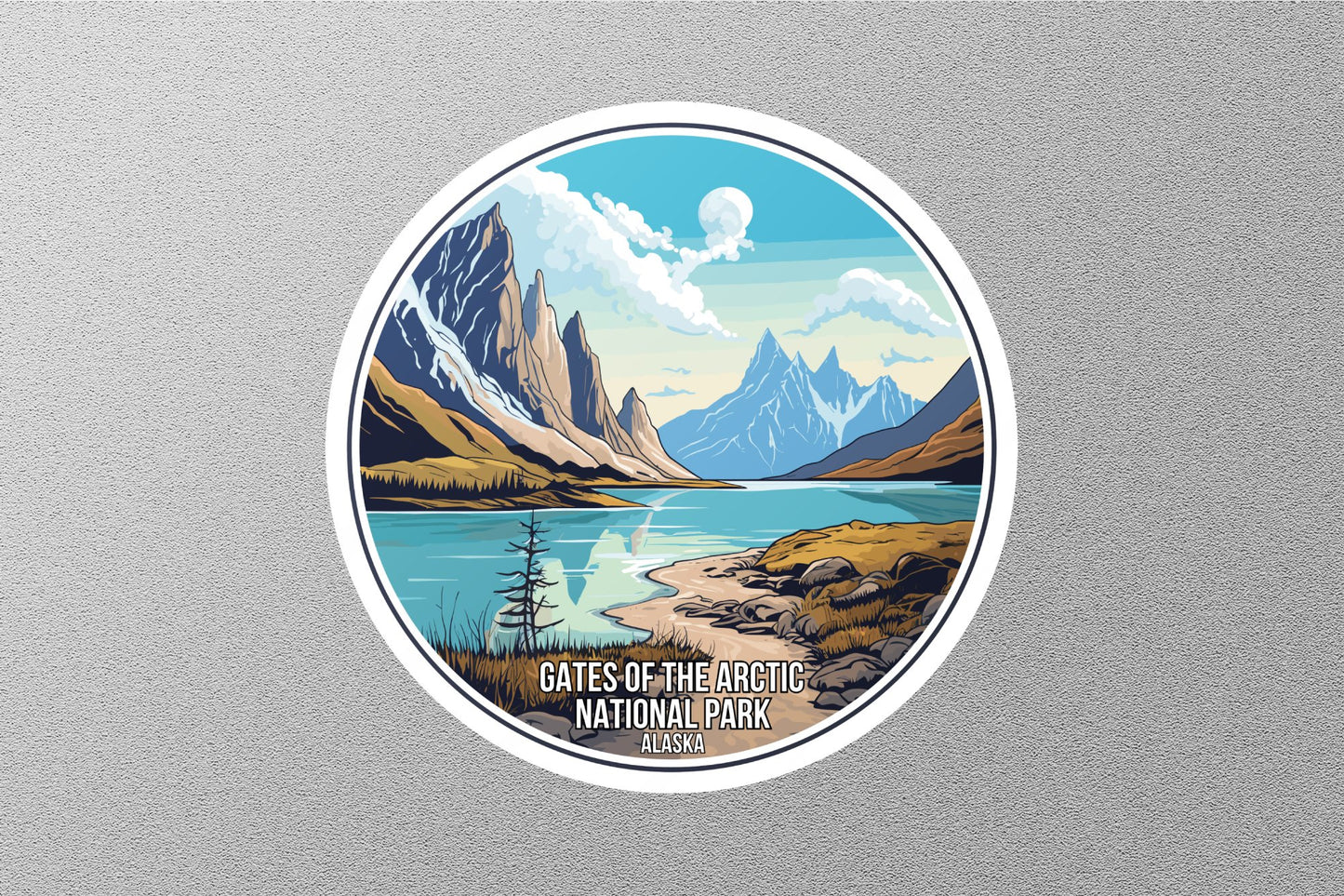 Gates of the Arctic National Park Alaska Sticker