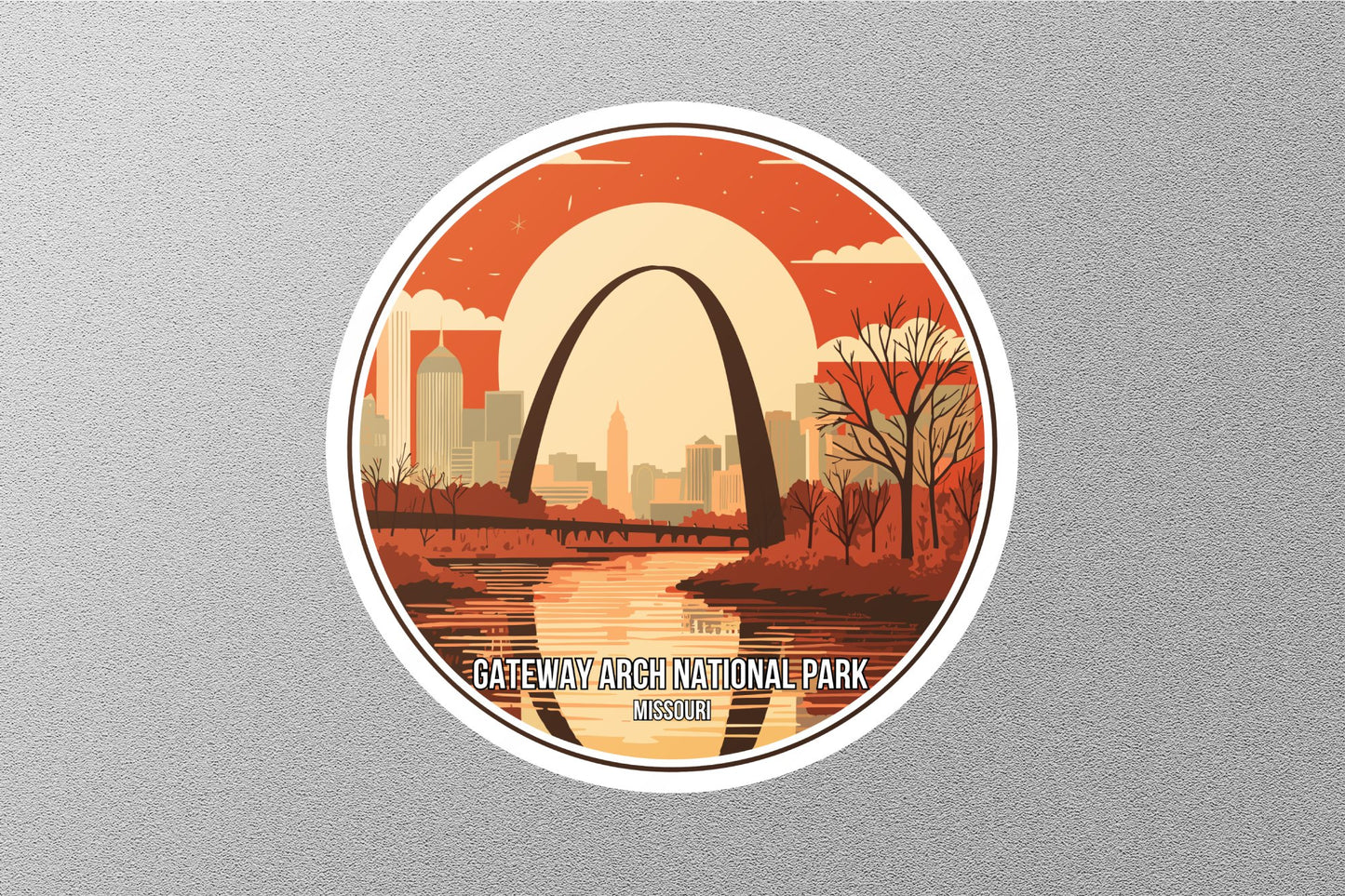 Gateway Arch National Park Missouri Sticker