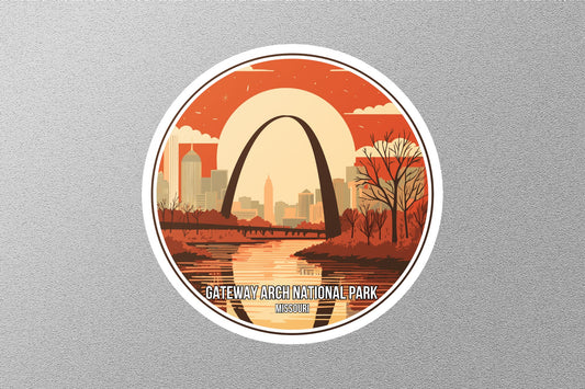 Gateway Arch National Park Missouri Sticker