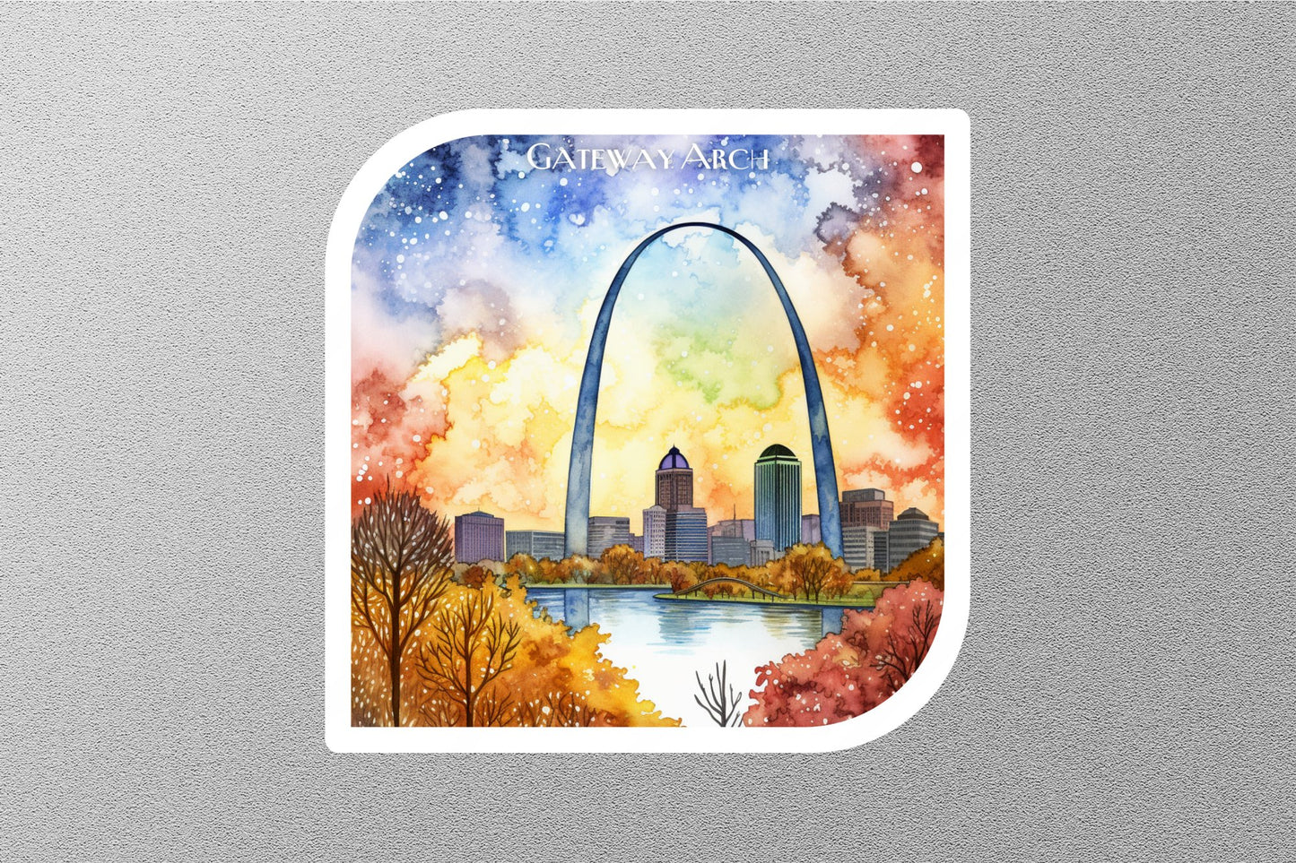 Gateway Arch 1 National Park Sticker