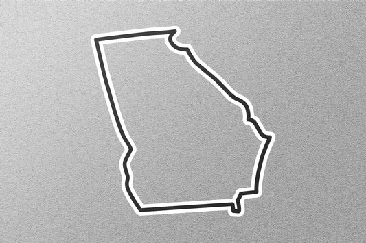 Georgia 7 State Sticker